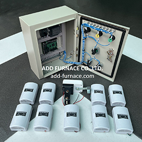 ควบคุมตรวจจับแก๊สรั่ว9จุด(มอเตอร์วาล์ว)Yamataha-GLD-12 9Point Application With Motor Valve